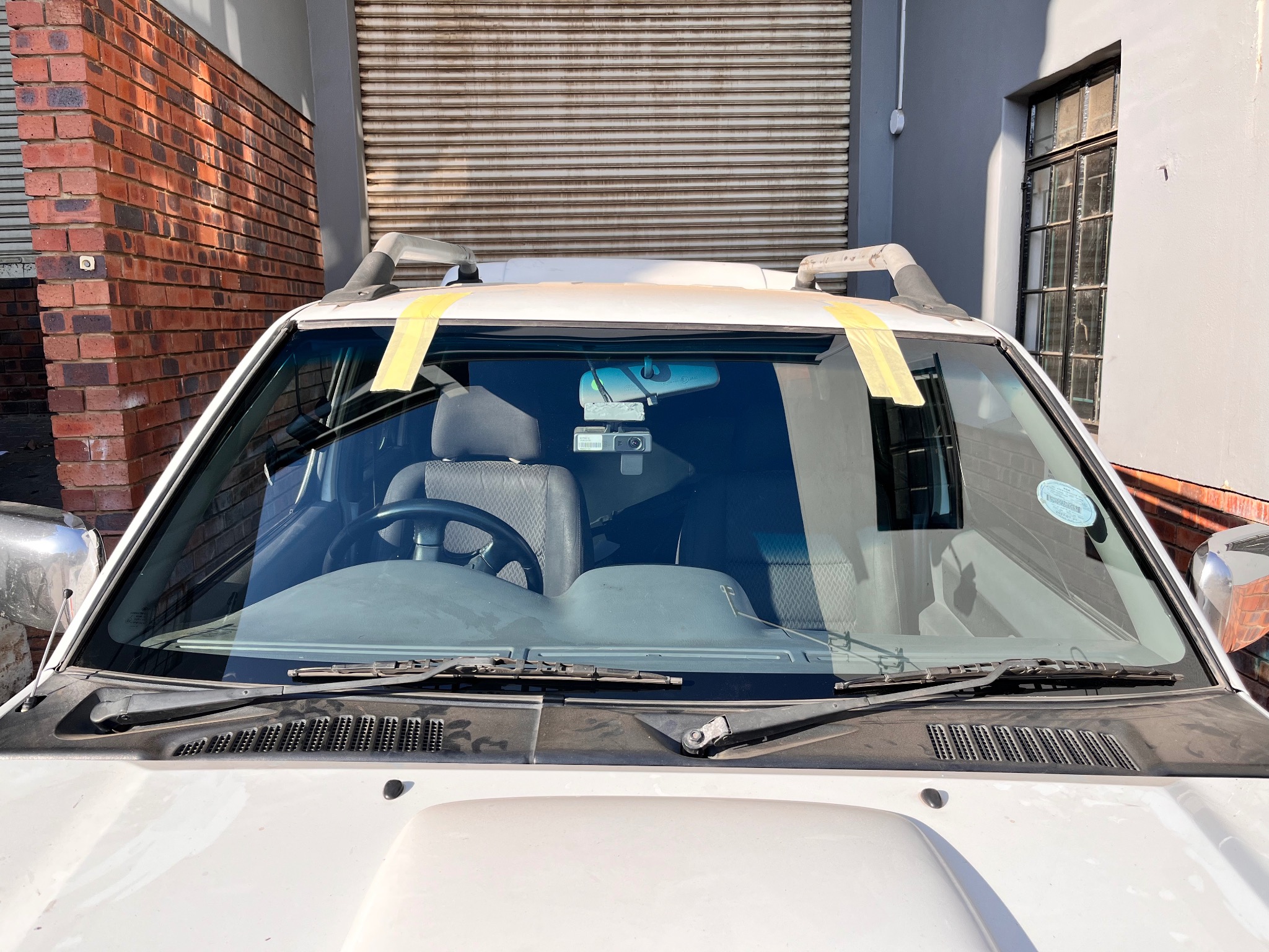 After: completed windscreen replacement
